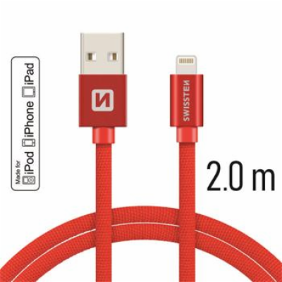 Swissten Datový Kabel Textile Usb / Lightning Mfi 2,0 M Č...