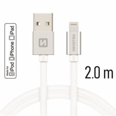 Swissten Datový Kabel Textile Usb / Lightning Mfi 2,0 M S...