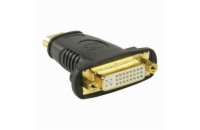 NEDIS adaptér HDMI - DVI/ konektory HDMI zástrčka – DVI zásuvka/ černý