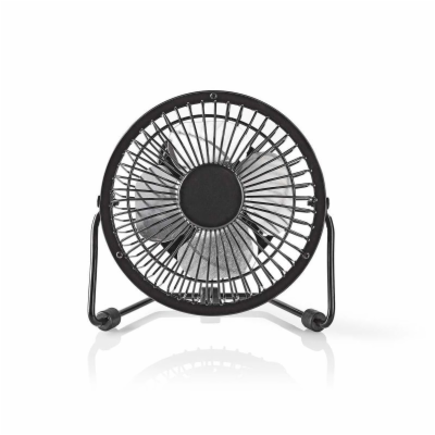 Nedis FNDK1BK10 - Kovový Mini Ventilátor | Průměr 10 cm |...