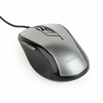 GEMBIRD MUS-6B-01-BG optical mouse 1600DPI USB Black spac...