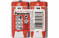 PANASONIC Zinkouhlíkové baterie Red Zinc R14RZ/2P C 1,5V (shrink 2ks)