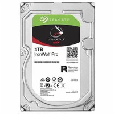 SEAGATE HDD 4TB IRONWOLF PRO (NAS), 3.5", SATAIII, 7200 R...