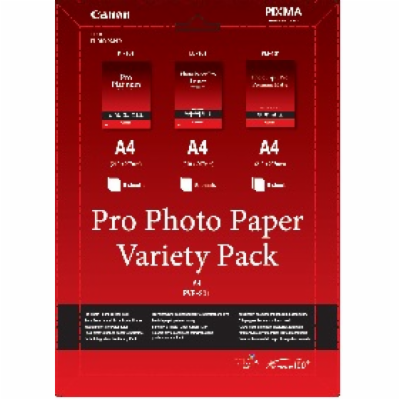 Canon PVP-201 PRO, A4 fotopapír Variety Pack