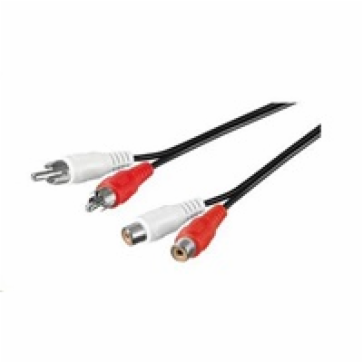 PREMIUMCORD Kabel prodlužovací audio 2x Cinch - 2x Cinch ...