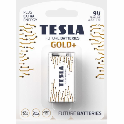 Tesla 9V GOLD+ alkalická (6LR61), 1 ks, ND