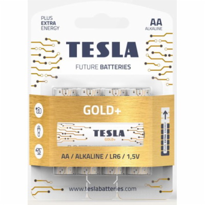 Tesla AA GOLD+ alkalická, 4 ks, ND