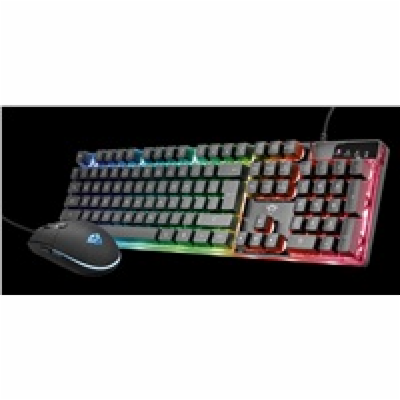 TRUST set klávesnice + myš GXT 838 Azor Gaming Combo CZ/SK