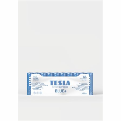 Tesla AA BLUE+ zinkouhlíková, 10 ks fólie, ND