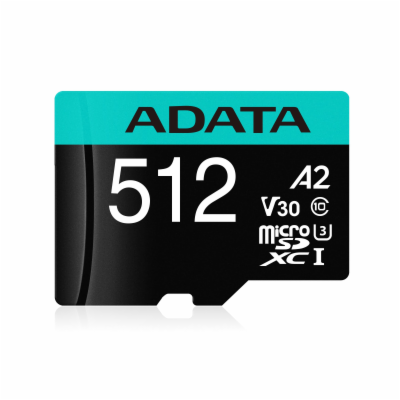 ADATA MicroSDXC karta 512GB Premier Pro UHS-I V30S (R:100...