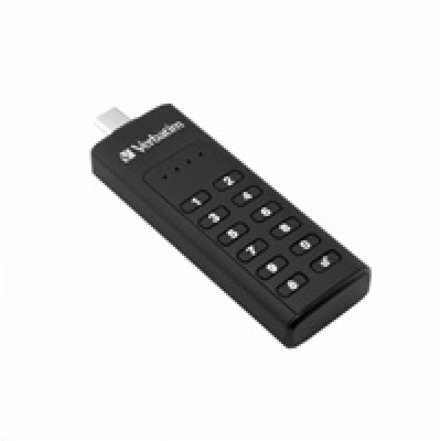 VERBATIM Keypad Secure Drive USB-C 128GB USB 3.2 Gen 1