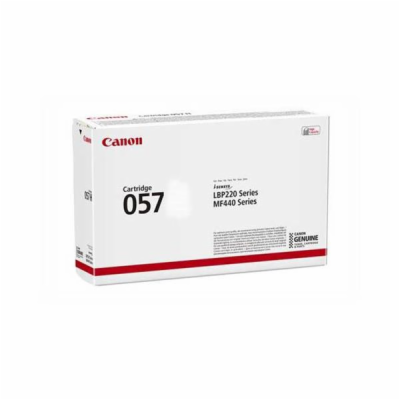 Canon originální toner CRG-057 BK (černý, 3100str) pro Ca...