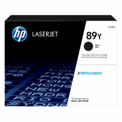 HP 89Y Black LaserJet Toner, CF289Y