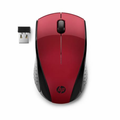 HP myš - 220 Mouse, wireless, red