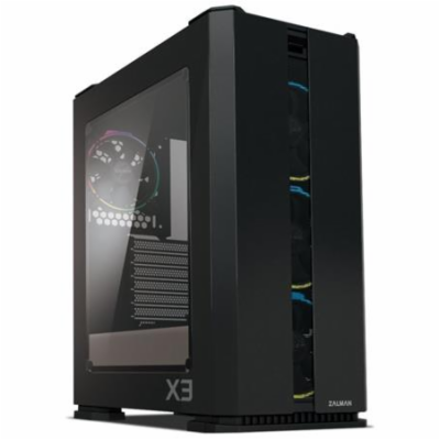 Zalman skříň X3 BLACK / Middle tower / ATX / USB 3.0 / US...