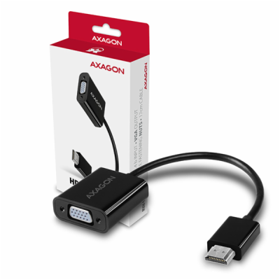 AXAGON RVH-VGN, HDMI -> VGA redukce / adaptér, FullHD, 19...