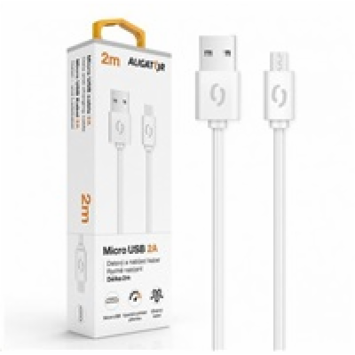 Aligator DAKA010 2A Datový micro USB, 2m Datový kabel ALI...