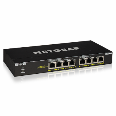 Netgear 8PT GE UNMANAGED SWCH W/POE/POE+