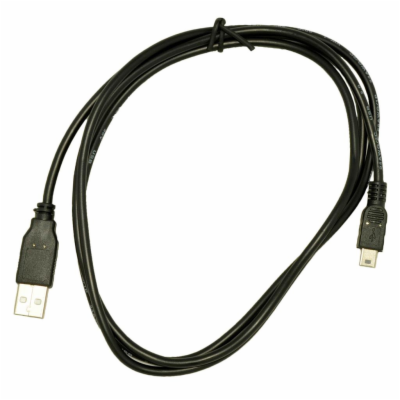 Akyga kabel USB A/Mini-B 5-pin 1.8 m/černá