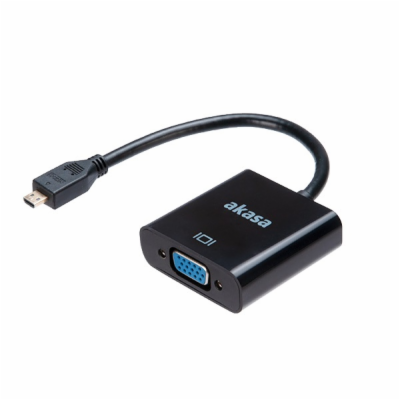 Akasa AK-CBHD21-15BK AKASA adaptér Micro HDMI na VGA, 15c...