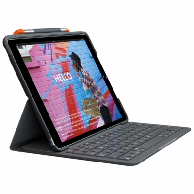 Logitech Slim Folio pro iPad (CZ layout, grav.)