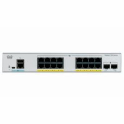 Catalyst C1000-16P-2G-L, 16x 10/100/1000 Ethernet PoE+ po...