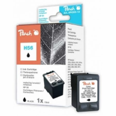 PEACH kompatibilní cartridge HP C6656A No.56, Black, 23 ml