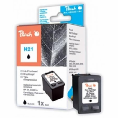 PEACH kompatibilní cartridge HP C9351AE, No. 21XL, Black,...