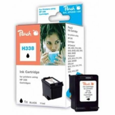 PEACH kompatibilní cartridge HP C8765E No.338, Black, 17ml