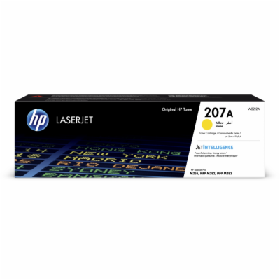 HP 207A Yellow LaserJet Toner Cartridge (1,250 pages)