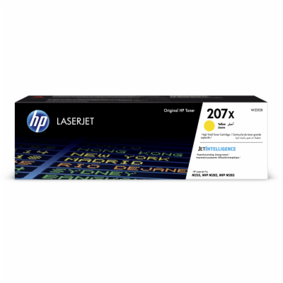 HP 207X Yellow LaserJet Toner Cartridge (2,450 pages)