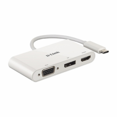 D-Link DUB-V310 D-Link 3-in-1 USB-C to HDMI/VGA/DisplayPo...