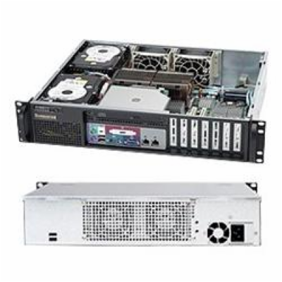 SUPERMICRO 2U chassis (Short Depth 14,5") 2x 3,5" Fix, fr...