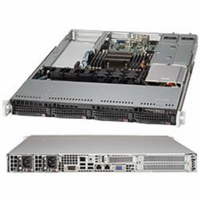 SUPERMICRO CSE-815TQC-R504WB2 SUPERMICRO 1U chassis 4x 3,...