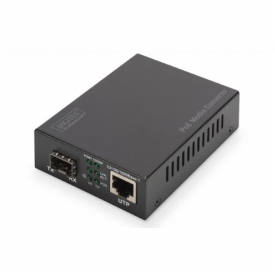 DIGITUS Professional Gigabit PoE media converter, RJ45 / ...