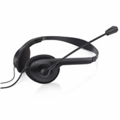 Sandberg PC sluchátka BULK USB headset s mikrofonem, černá