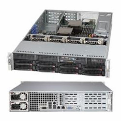 Supermicro CSE-825TQC-R802WB SUPERMICRO 2U chassis 8x 3,5...