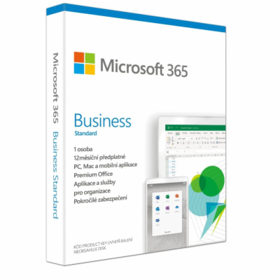 Microsoft 365 Business Standard CZ - předplatné na 1 rok