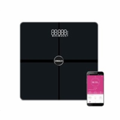 UMAX chytrá váha Smart Scale US30HRC/ 0,2 – 180 kg/ Bluet...