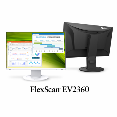 EIZO 23" EV2360-BK,IPS-LED, 16:10, 1920 x 1200, 1000:1, 2...