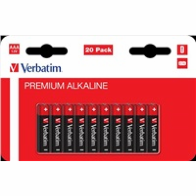 VERBATIM Alkalická Baterie AAA 20 Pack / LR03