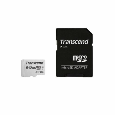 Transcend 512GB microSDXC 300S UHS-I U3 V30 A1 (Class 10)...