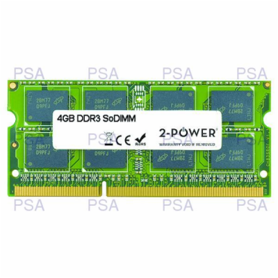 2-Power 4GB MultiSpeed 1066/1333/1600 MHz DDR3 SoDIMM 2Rx...