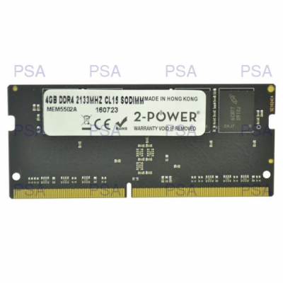 2-Power SODIMM DDR4 4GB 2133MHz CL15 MEM5502A 2-Power 4GB...