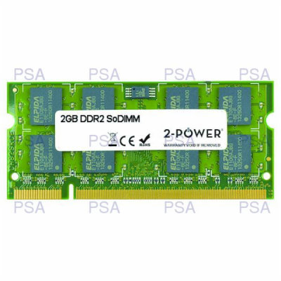 2-Power SODIMM DDR2 2GB MEM0702A 2-Power 2GB MultiSpeed 5...