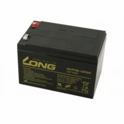 Long 12V 12Ah olověný akumulátor DeepCycle AGM F2 (WP12-12E)