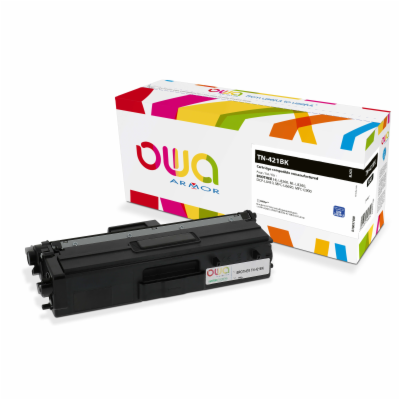 OWA Armor toner kompatibilní s Brother TN-421BK, 3000st, ...