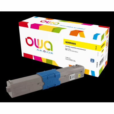 OWA Armor toner kompatibilní s OKI 46490605, 6000st, žlut...