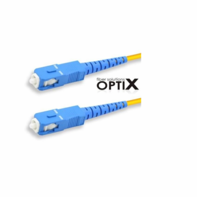 OPTIX SC/UPC-SC/UPC patchcord arm. bílý 9/125 1m 3mm B3 L...