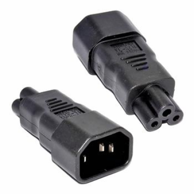 Adaptér IEC C14 na IEC C5 "trojlístek" napětí 230V, 10A -...